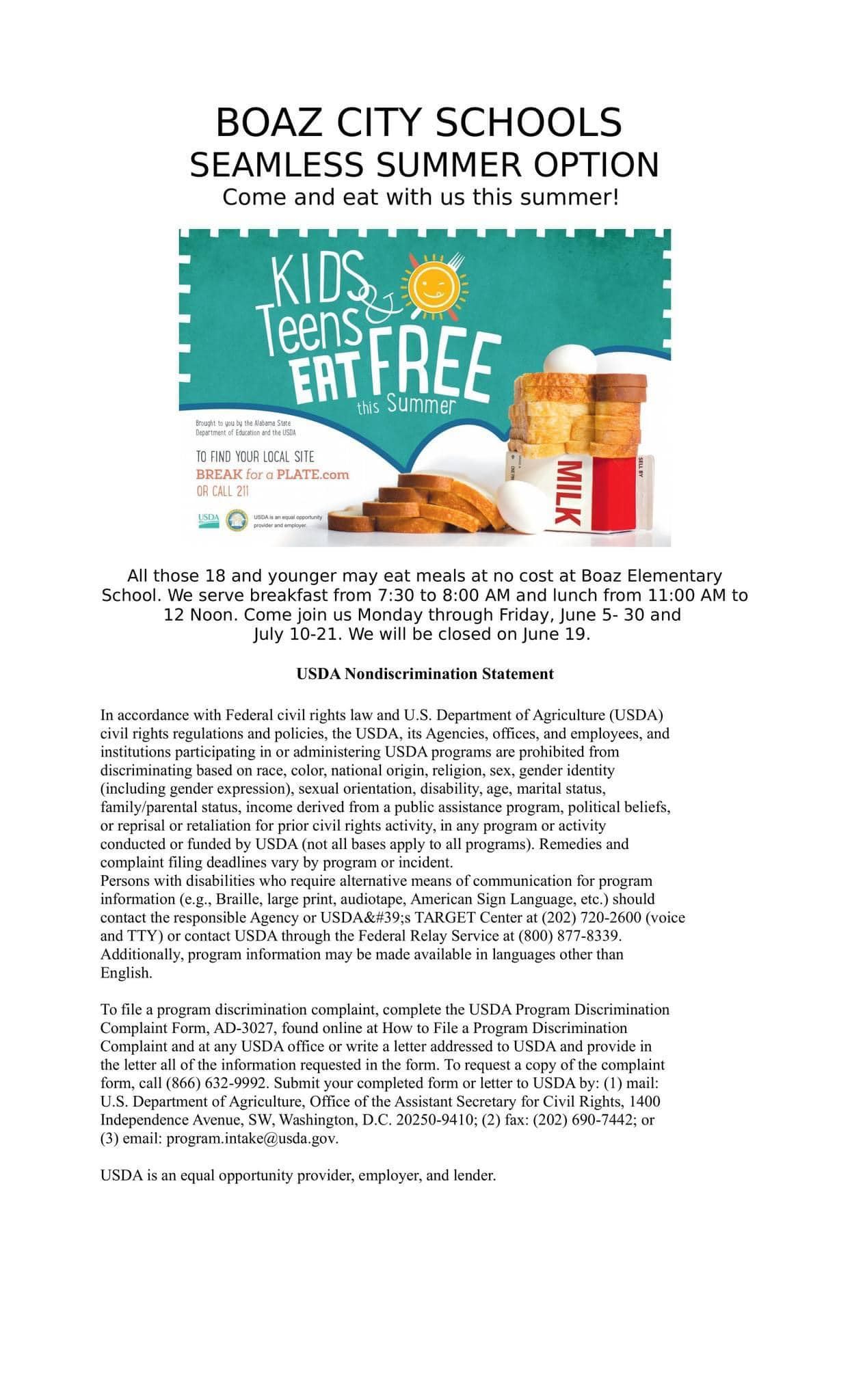  Kids and Teens Eat Free This Summer